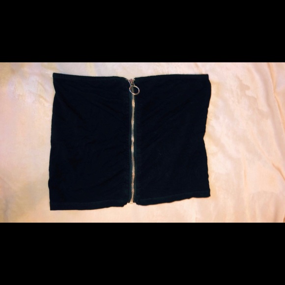 Forever 21 Tops - zip up tube top Forever 21 Tops - zip up tube top